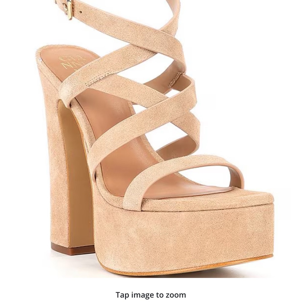 Gianni Bini Tan Platform Sandals